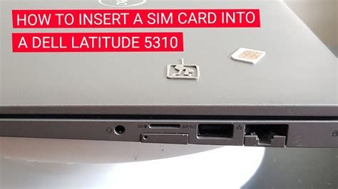 sim card in Dell computer